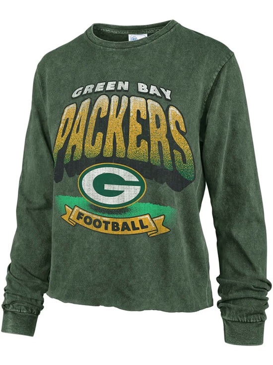 ‘47 Brand Tops - NWT 47 Brand Green Bay Packers Vintage Long Sleeve T-shirt